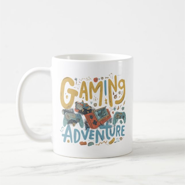 Caneca De Café Aventura para jogos (Esquerda)