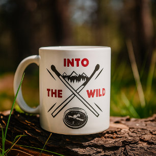 Caneca De Café Aventura Selvagem na Natureza Sobrevivência