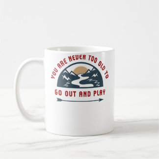 Caneca De Café Aventura Vá Para Fora E Brinque