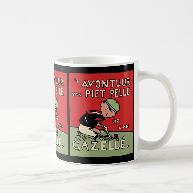 Caneca De Café Aventuras Bicicletas de Piet Pelle (Direita)