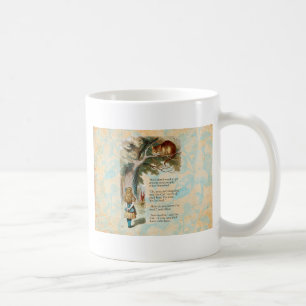 Caneca De Café Aventuras de Alice no País das Maravilhas Gato de 
