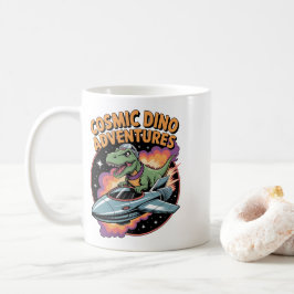 Caneca De Café Aventuras de Dino Cósmico