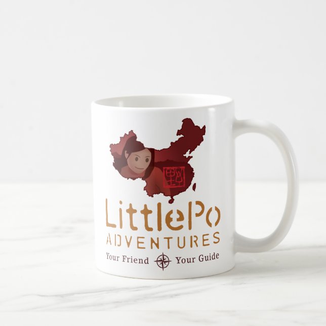 Caneca De Café Aventuras de LittlePo (Direita)