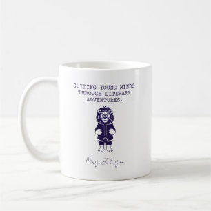 Caneca De Café Aventuras Literárias que Guiam Mentes Jovens