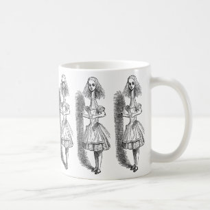 Caneca De Café Aventuras Vintage Alice no País das Maravilhas por