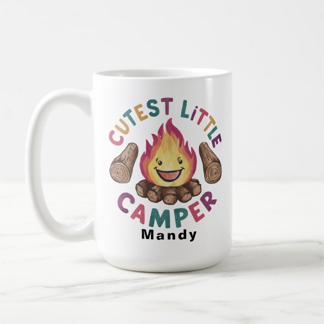 Caneca De Café Aventureiro Infantil Personalizável "Mais Fofo Aca (Esquerda)