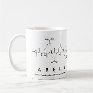Caneca De Café Avery peptide name mug