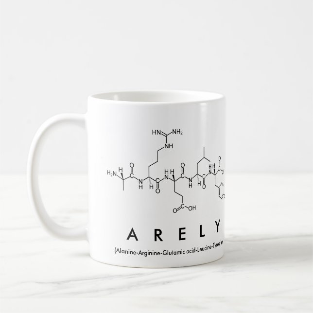 Caneca De Café Avery peptide name mug (Esquerda)