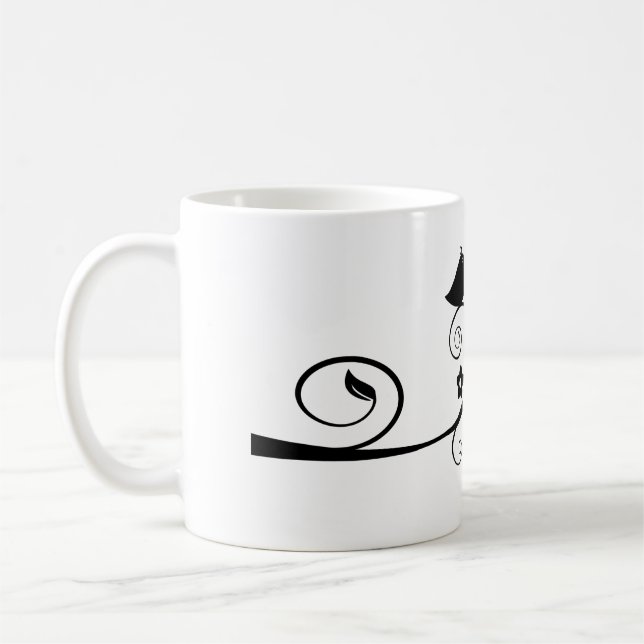 Caneca De Café Aves, Animais, Prosperidade (Esquerda)
