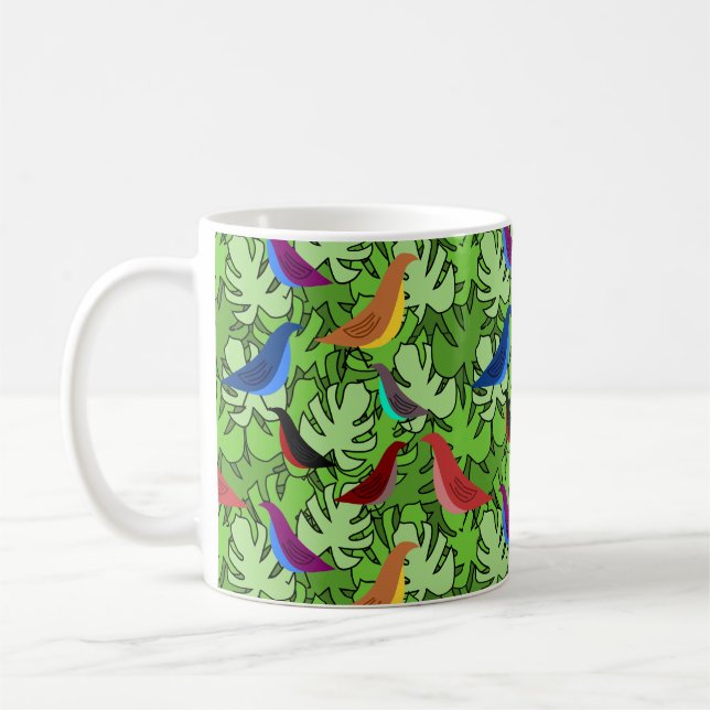 Caneca De Café Aves, Aves, Aves (Esquerda)
