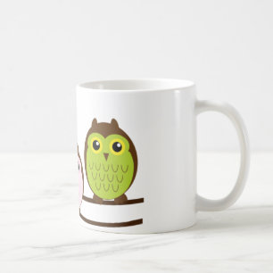 Caneca De Café aves, cartoons, família