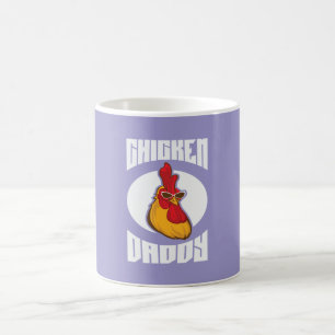 Caneca De Café Aves de Criação do Chicken Daddy