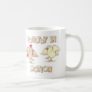 Caneca De Café Aves domésticas no movimento