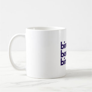 Caneca De Café aves e livros e binos