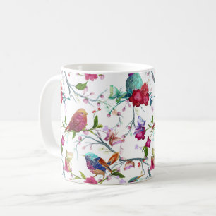 Caneca De Café Aves primavera