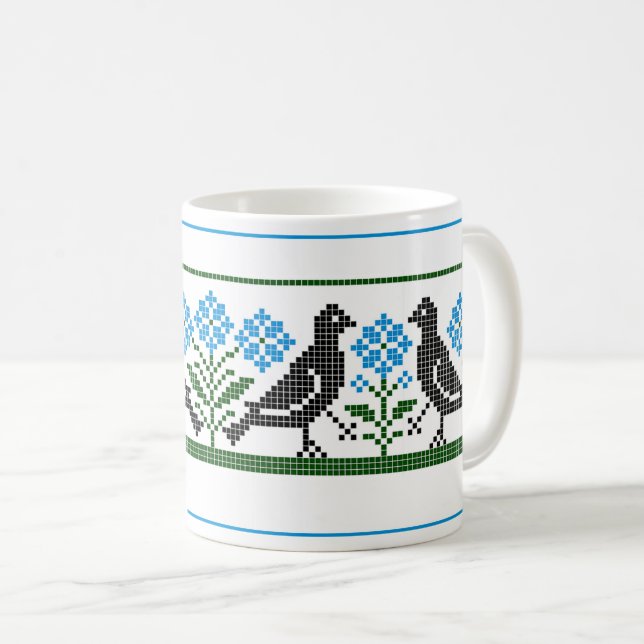 Caneca De Café Aves Renascentistas (Frente Esquerda)