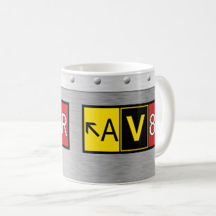 Caneca De Café Aviador - AV8R -