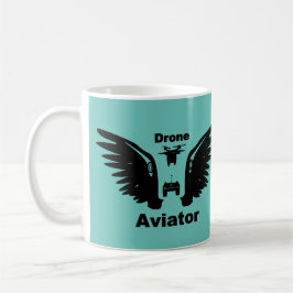 Caneca De Café Aviador de Drone