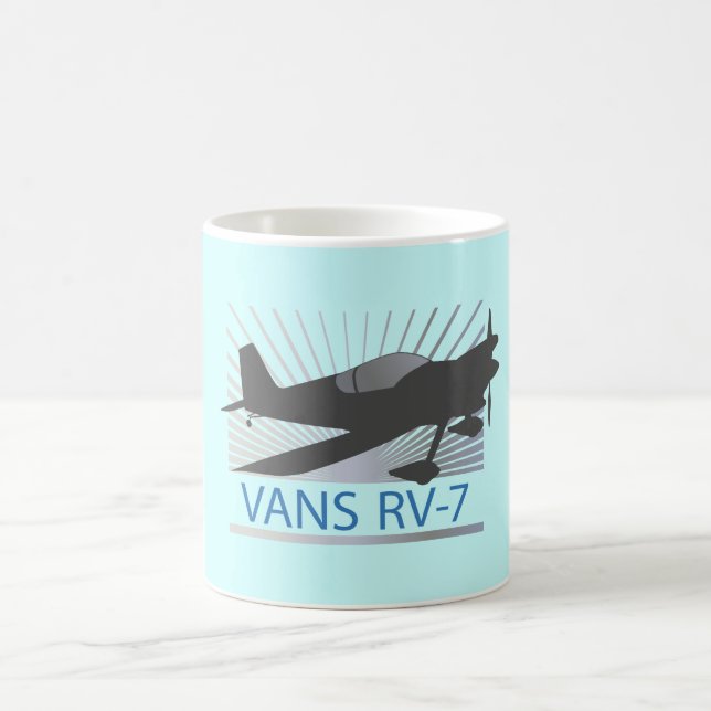 Caneca De Café Avião das camionetes RV-7 (Centro)