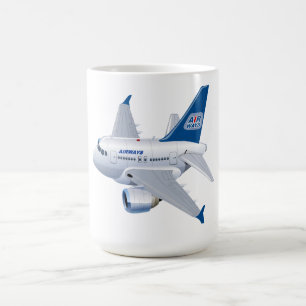 Caneca De Café Avião de animação