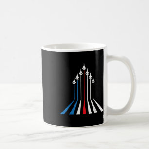 Caneca De Café Avião de Caça Bandeira dos EUA 4 de Julho Patriota