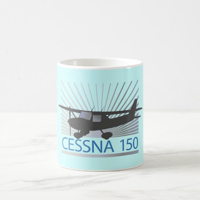 Caneca De Café Avião de Cessna 150 (Centro)