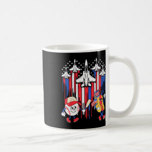 Caneca De Café Avião De Jato De Combatente Usa Bandeira Baseball