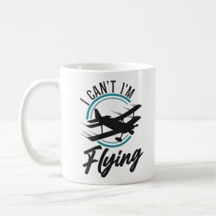 Caneca De Café Avião Piloto Não Posso Voar