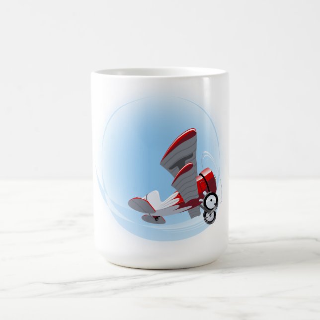 Caneca De Café Avião retrógrado de animação (Centro)