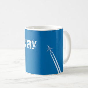 Caneca De Café Avião voador