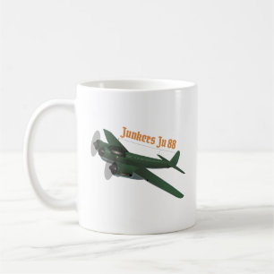 Caneca De Café Avião WW2 Alemão Junkers Ju 88