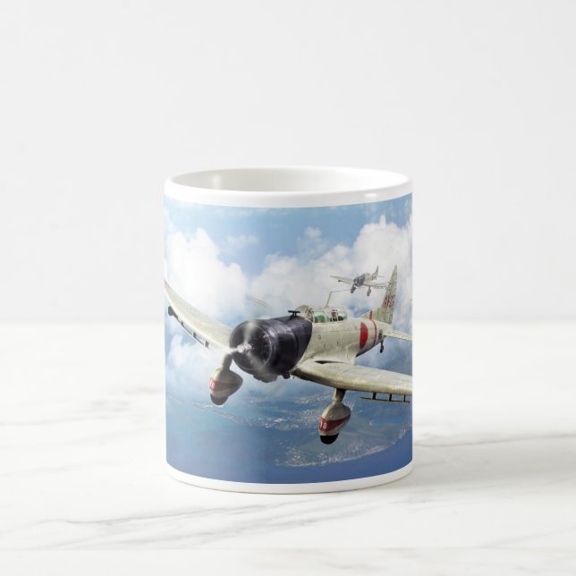 Caneca De Café Aviation Art Mug "Aichi D3A  "Val" (Centro)