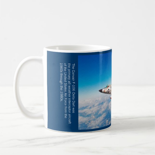 Caneca De Café Aviation Art mug "Convair F-106 Delta Dart" (Esquerda)
