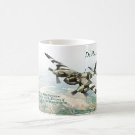Caneca De Café Aviation Art Mug "De Havilland Mosquito"