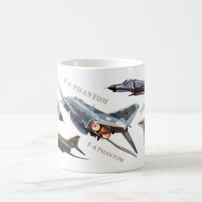 Caneca De Café Aviation Art Mug "F-4 Phantom" (Centro)