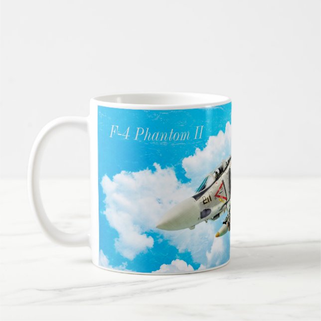 Caneca De Café Aviation Art Mug "F-4 Phantom II" (Esquerda)