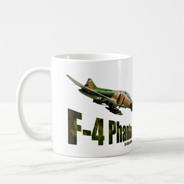 Caneca De Café Aviation Art mug "F-4 Phantom II" (Esquerda)