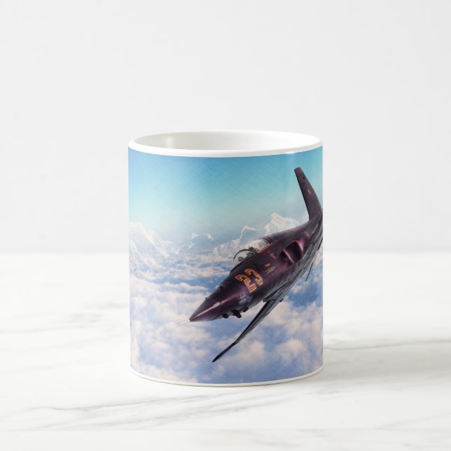 Caneca De Café Aviation Art Mug "F-5E Tiger II" (Centro)