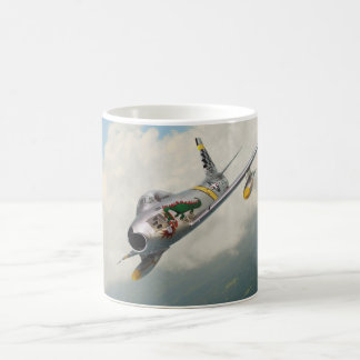 Caneca De Café Aviation Art Mug "F-86 Sabre"