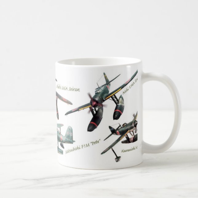 Caneca De Café Aviation Art mug "Japanese float planes" (Direita)