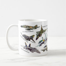 Caneca De Café Aviation Art mug "Jet fighter"