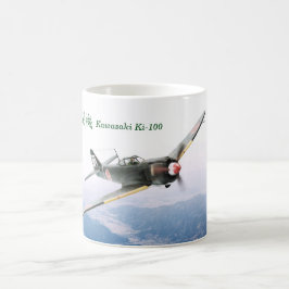 Caneca De Café Aviation Art Mug "Kawasaki Ki-100 五式戦闘機"