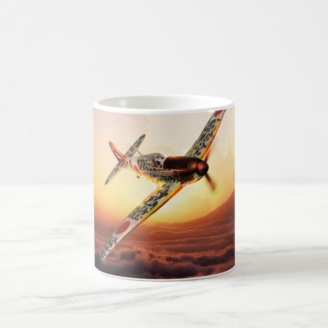 Caneca De Café Aviation Art mug "Kawasaki Ki-61 Hien "Tony" (Centro)