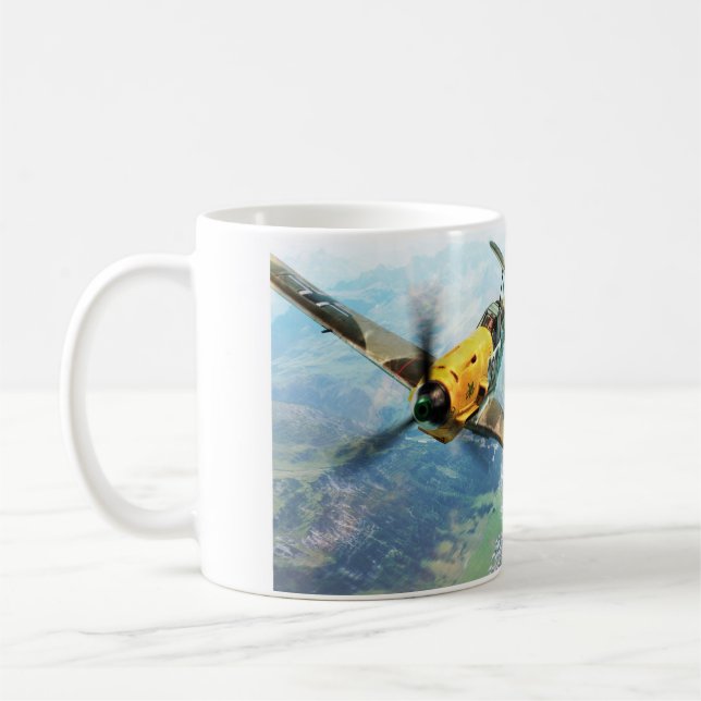 Caneca De Café Aviation Art mug "Messerschmitt Bf 109" (Esquerda)
