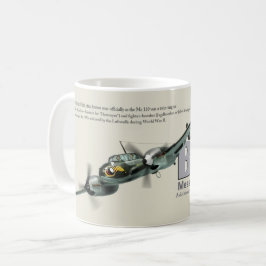 Caneca De Café Aviation Art Mug "Messerschmitt Bf 110"