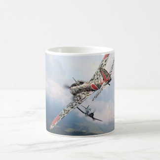 Caneca De Café Aviation Art mug "Nakajima Ki-43 隼 Oscar"