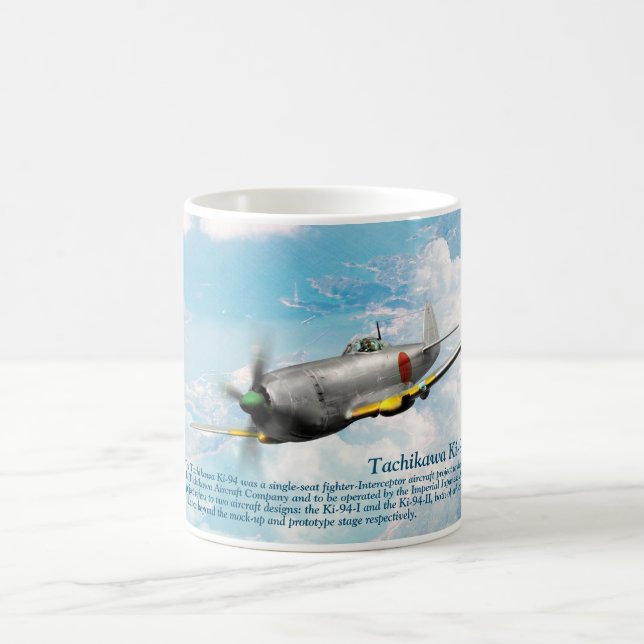 Caneca De Café Aviation Art Mug " Tachikawa Ki-94 II " (Centro)