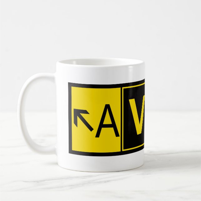 Caneca De Café Aviatrix - AV8RX (Esquerda)