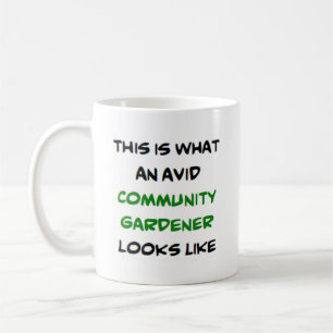 Caneca De Café ávido jardineiro comunitário