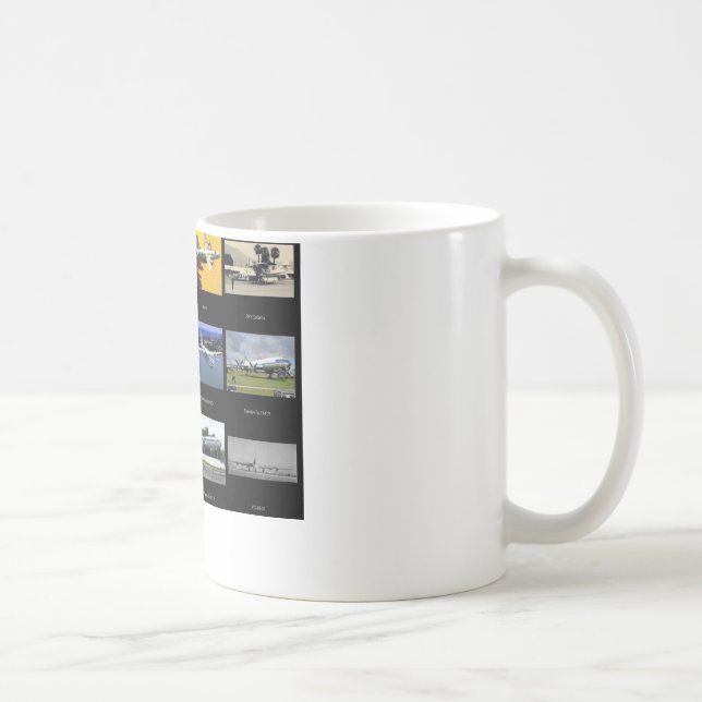 Caneca De Café Aviões (Direita)